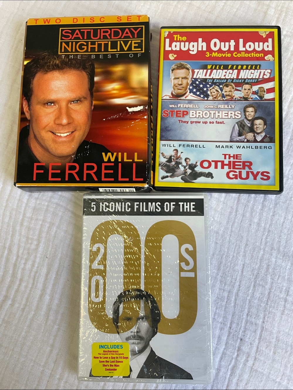 Will Ferrell DVDs: 8 Movies (Anchorman, Talladega Nights) & Saturday Night Live